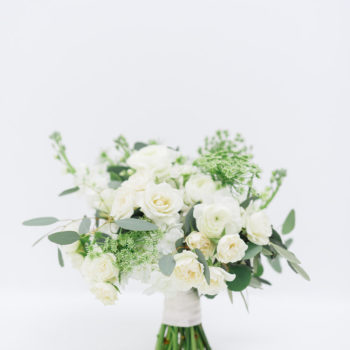 Garden Cream + White Bridal Bouquet